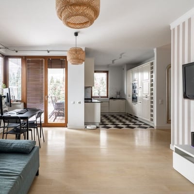 Rent of a stylish, furnished 3-room apartment, 75 m², Mokotów, Warsaw, Poland